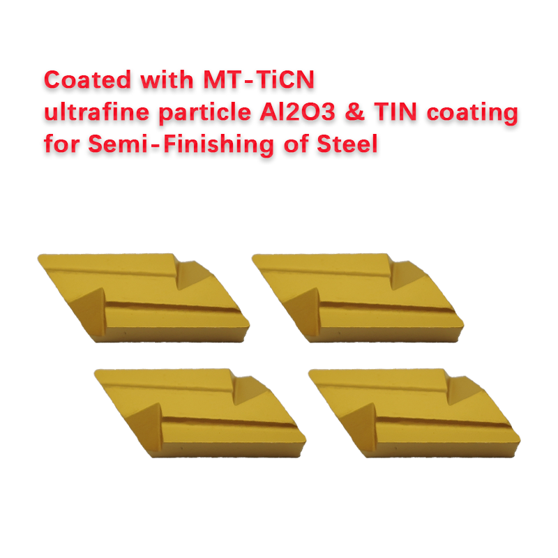 KNUX160405L11 adopts chemically coated hard alloy turning boring steel parts with CNC inserts that can be rotated KNUX160405L11