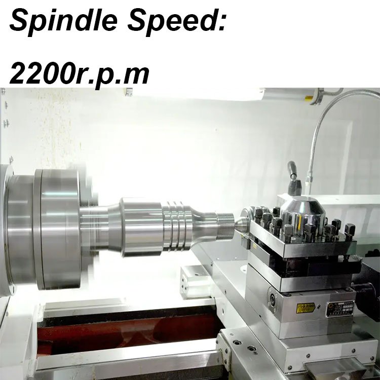 DMTG CK6150 Hydraulic 3 Jaw Chuck CNC Lathe Machinery 6 Position Revolver Head CNC Lathe For Metal