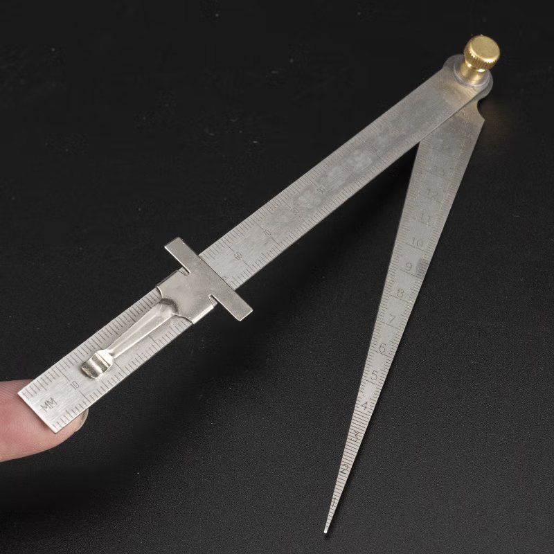 HYSTIC Taper Welding Feeler Gauge Gage Depth Gap Hole Inspection For Bore Measurement Tool Wedge Taper Ruler
