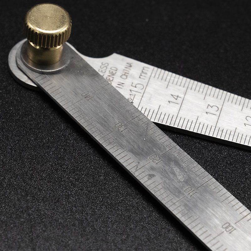 HYSTIC Taper Welding Feeler Gauge Gage Depth Gap Hole Inspection For Bore Measurement Tool Wedge Taper Ruler