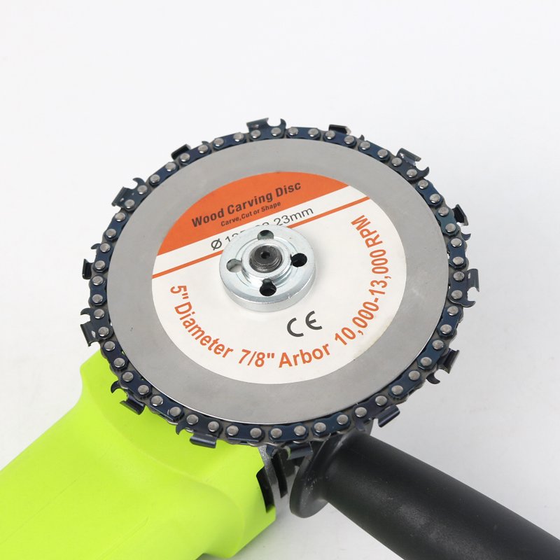 5 inch chain saw carving hole 22 mm wood cutting angle grinder carving tool 65 manganese steel