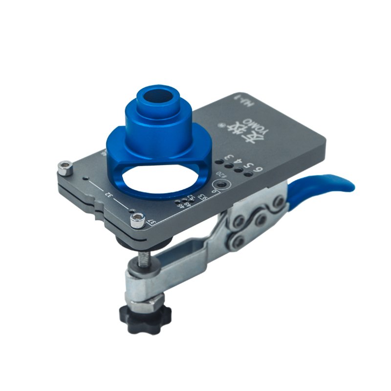 Custom 35mm Hinge Boring Jig Aluminum Alloy Fixture Woodworking Template Hole Drilling Guide Locator Includes Combination Tool