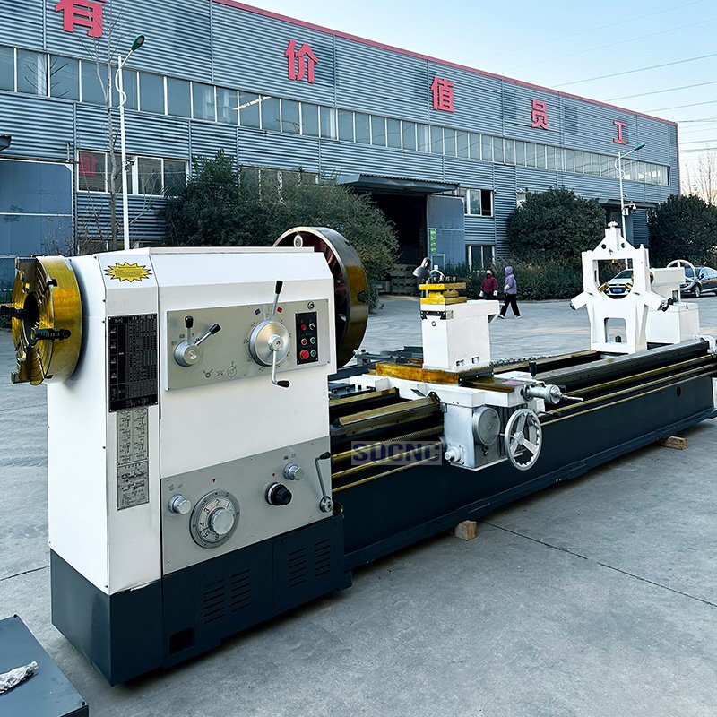 Heavy Duty Big Bore Horizontal Pipe Threading Lathe Machine Q1319 Metal turning lathe