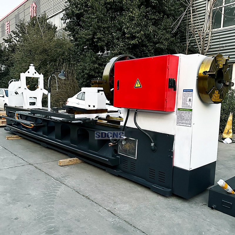 Heavy Duty Big Bore Horizontal Pipe Threading Lathe Machine Q1319 Metal turning lathe