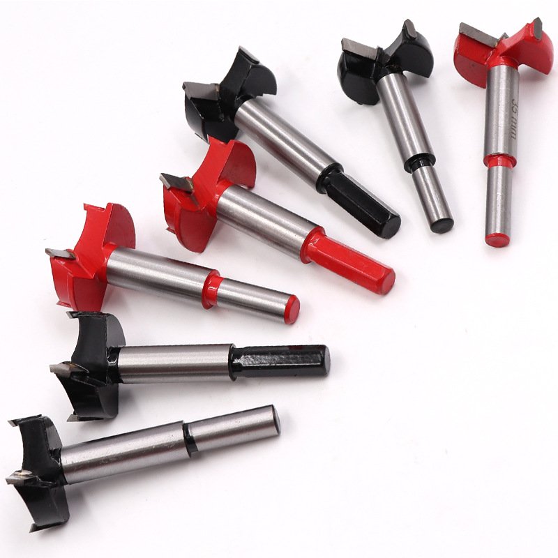 Carbide tip wood core forstner drill bit 35mm woodworking boring hole forstner wood drill bits for door window hole saw cutting