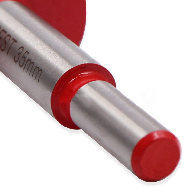 Carbide tip wood core forstner drill bit 35mm woodworking boring hole forstner wood drill bits for door window hole saw cutting