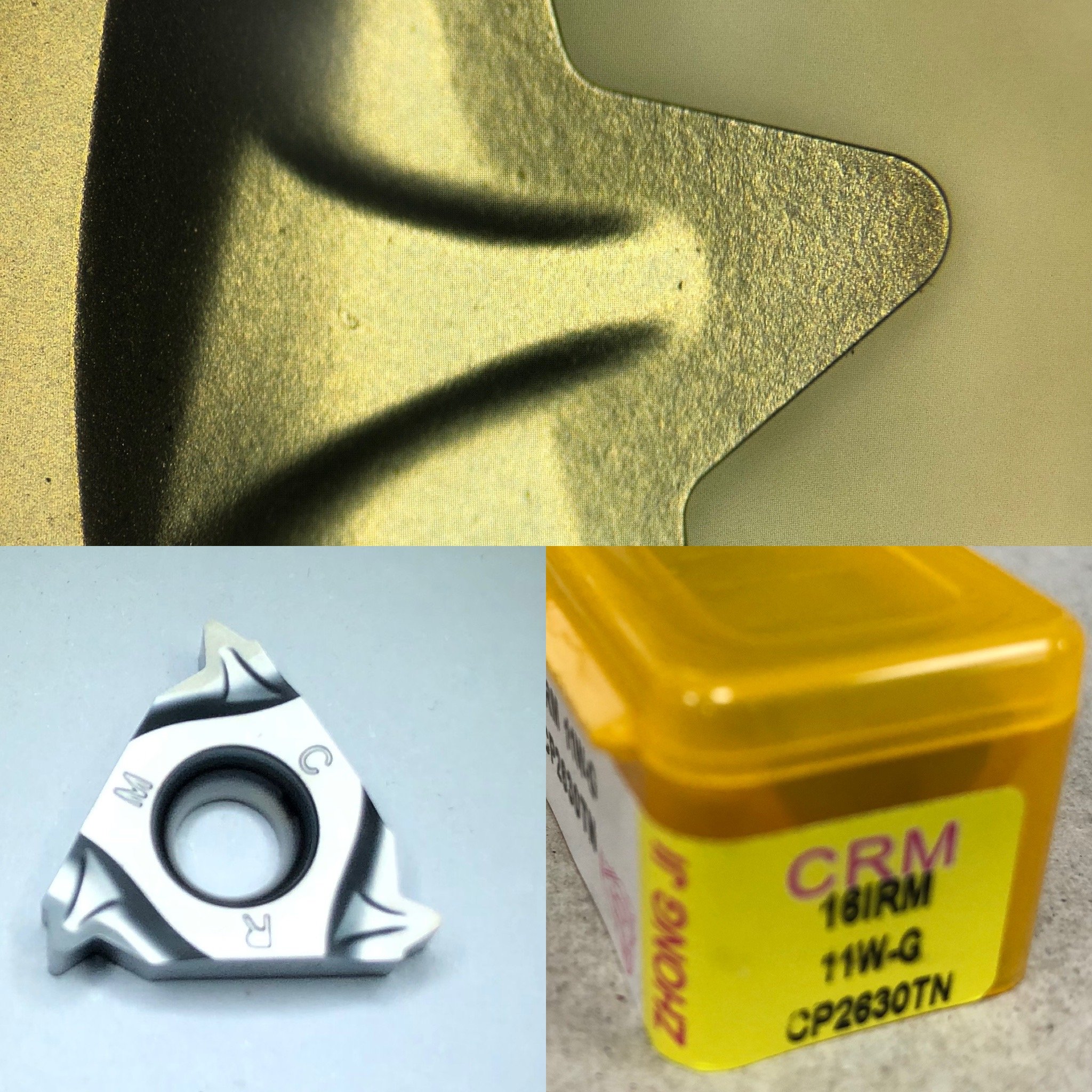 insert CP2630TN NC thread insert with carbide-coated iso turning inner bore and outer round metric wyeth n Thread