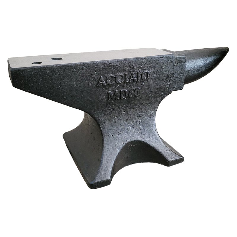 Made In Italy Easy To Operate Iron Material Four Feet 60 Kg Maximum Stable Anvil For Artistic Work