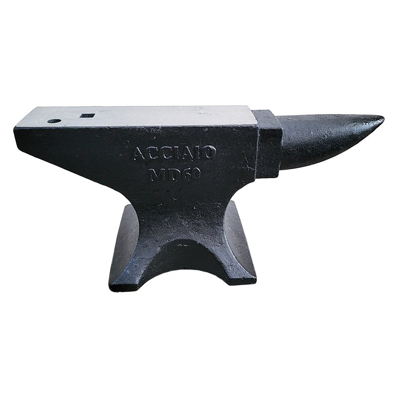Made In Italy Easy To Operate Iron Material Four Feet 60 Kg Maximum Stable Anvil For Artistic Work