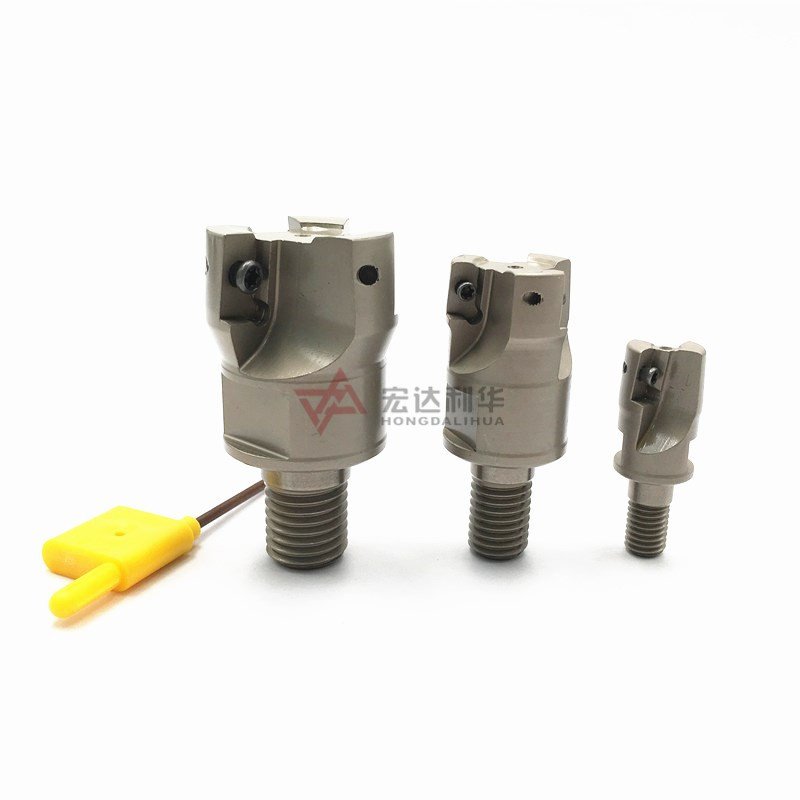 High precision Solid carbide cylinder boring and milling heads for carbide extensions