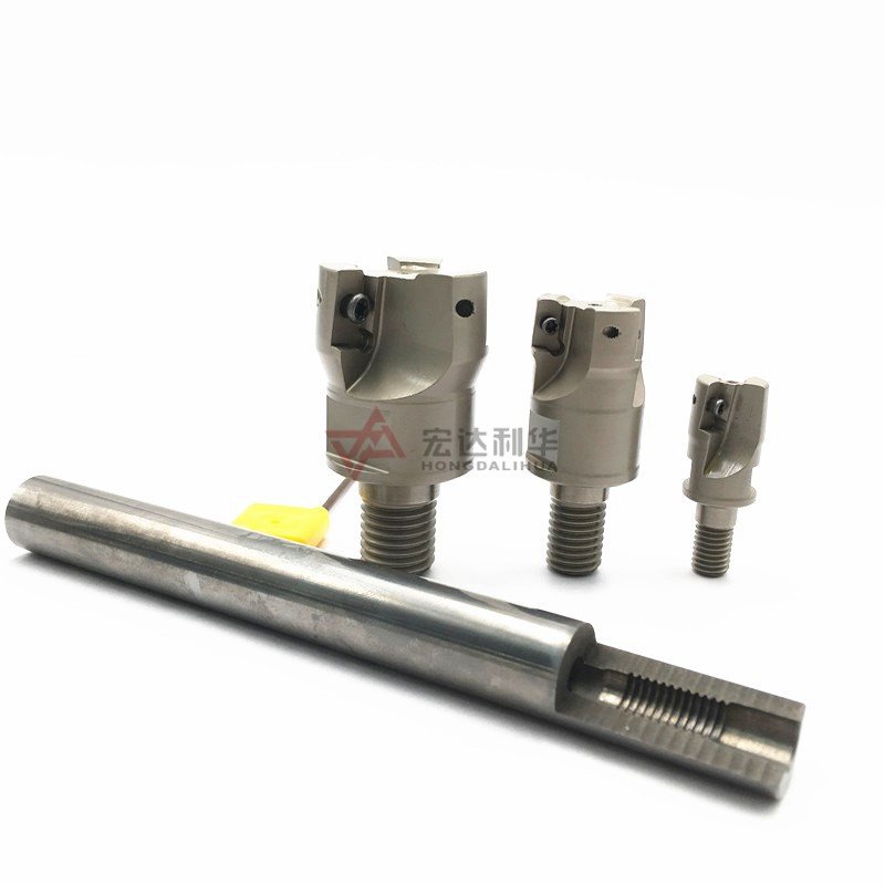 High precision Solid carbide cylinder boring and milling heads for carbide extensions