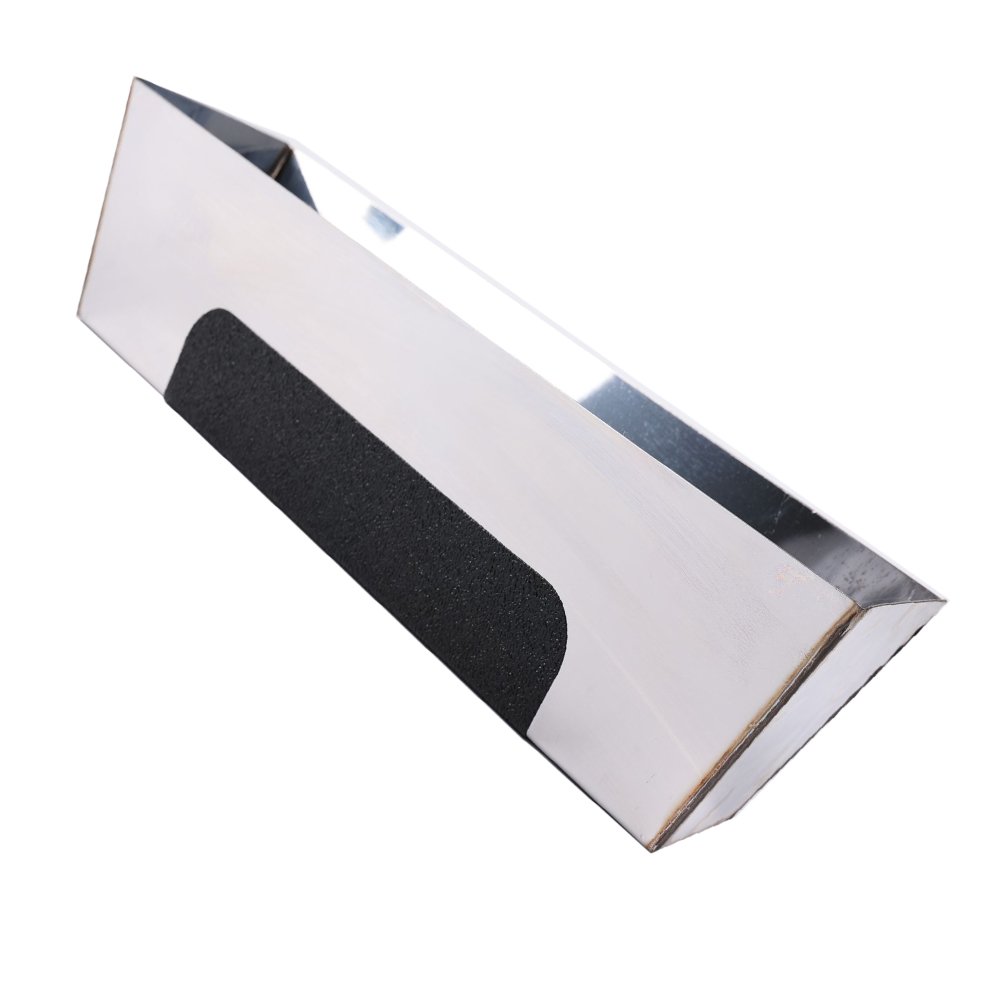 Stainless Steel Spatula Box, Durable Stainless Steel Mud Pan with Efficient Design,Drywall Masonry Tool Tray Bucket Putty Slot