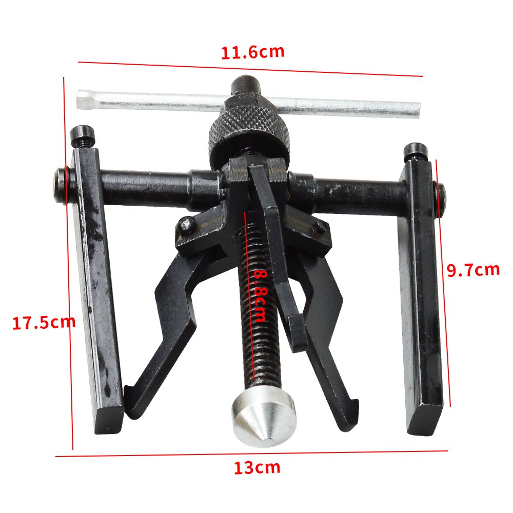 Inner Bearing Puller Inner Hole Bearing Removal tool Three Claw Small Pull Out Wheel Puller Multi-function Inner Ring Puller