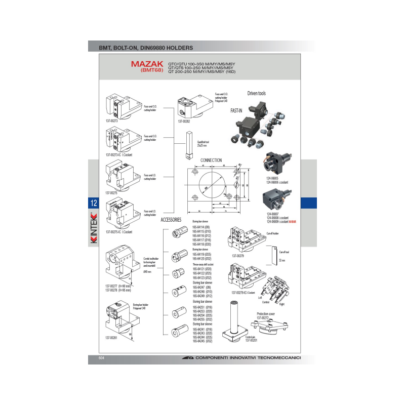 Wholesale Manufacturer CNC Turning Tool Holder Mazak Bmt68 For Milling Cutter And Boring Tools