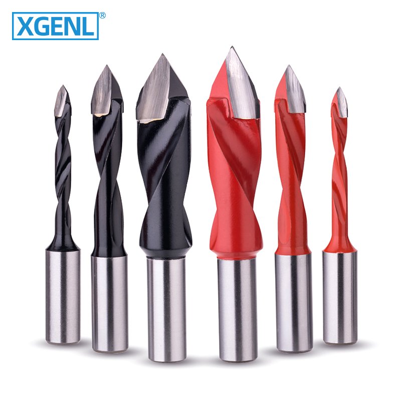 Hot sale through hole drill bit insert tungsten carbide tip woodworking cnc machine drill bits for wood drilling