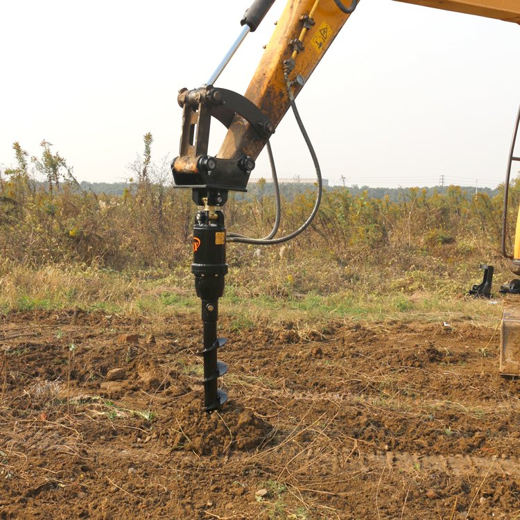 High Quality Garden Tools Hydraulic Mini Excavator Earth Auger Post Hole Planting Auger for Planting Trees