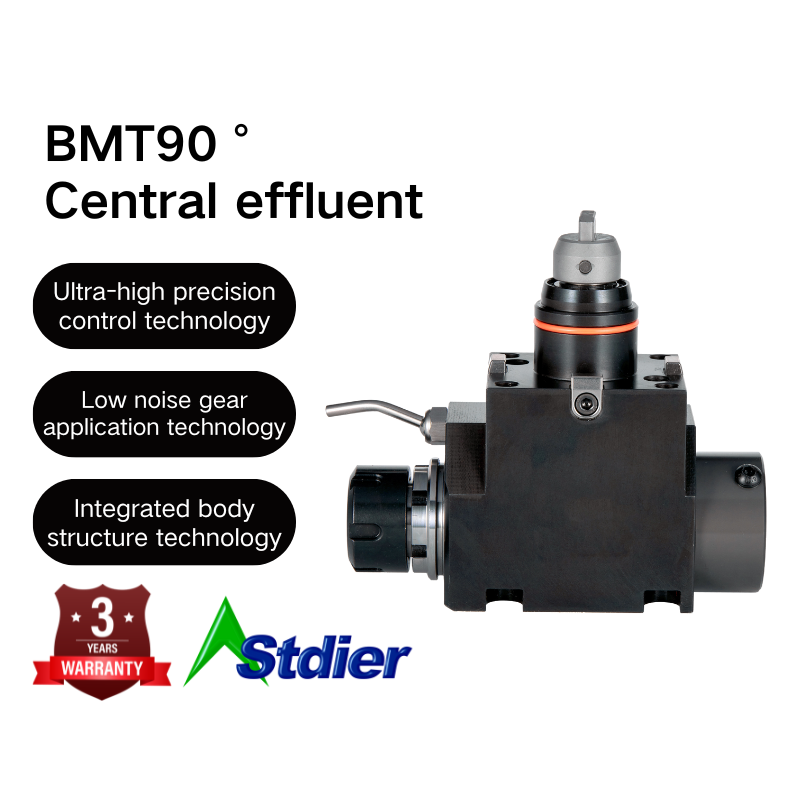 Stdier BMT40-65ZXCS/90° Tool Holders Living Turret Drilling Core Components Bearing CNC Milling Applicable New Condition