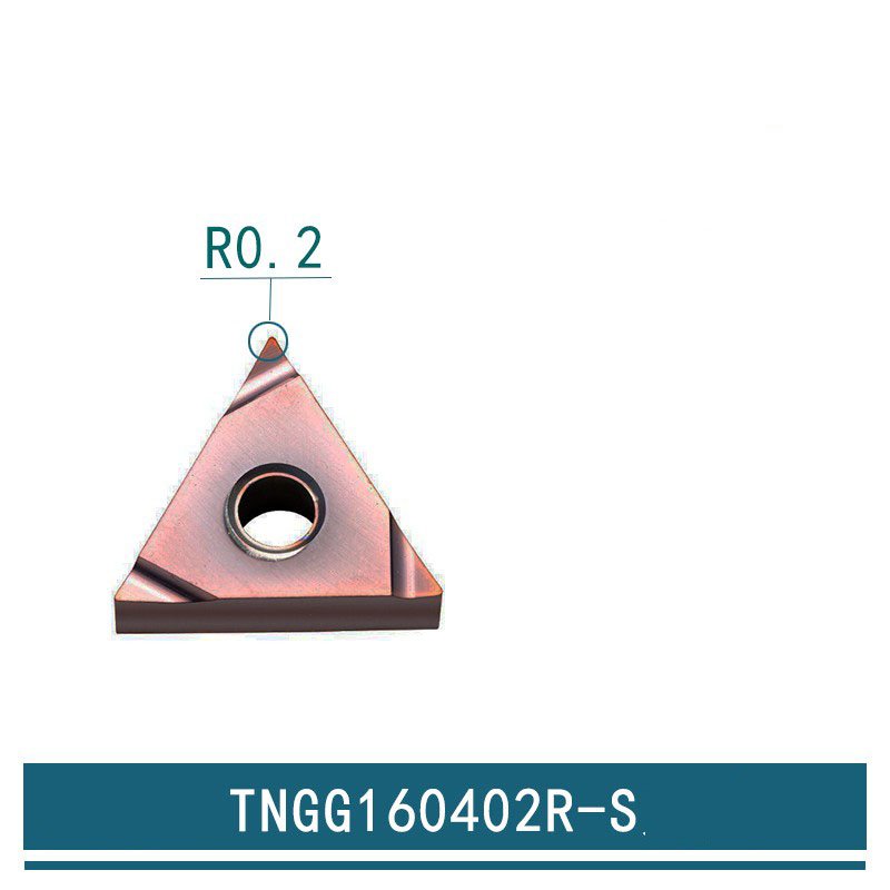 Centring locomotive blade TNGG160402 NC triangular slotting tool grain external round fine inside hole boring tool grain