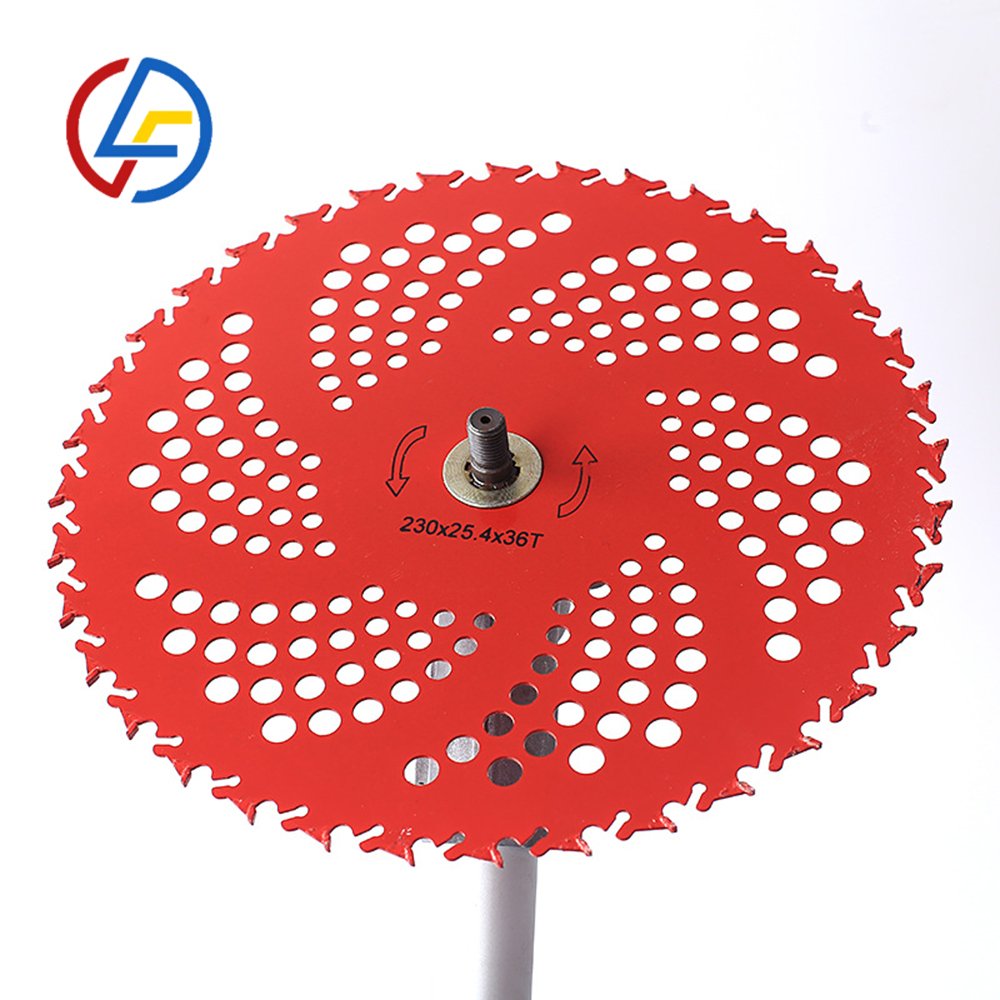 9" x 36T Carbide Tip Brush Cutter Blade with The Universal Adapter Kit for Cutter Trimmer Weed Eater