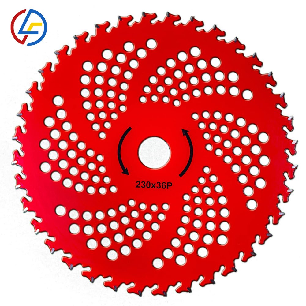 9" x 36T Carbide Tip Brush Cutter Blade with The Universal Adapter Kit for Cutter Trimmer Weed Eater