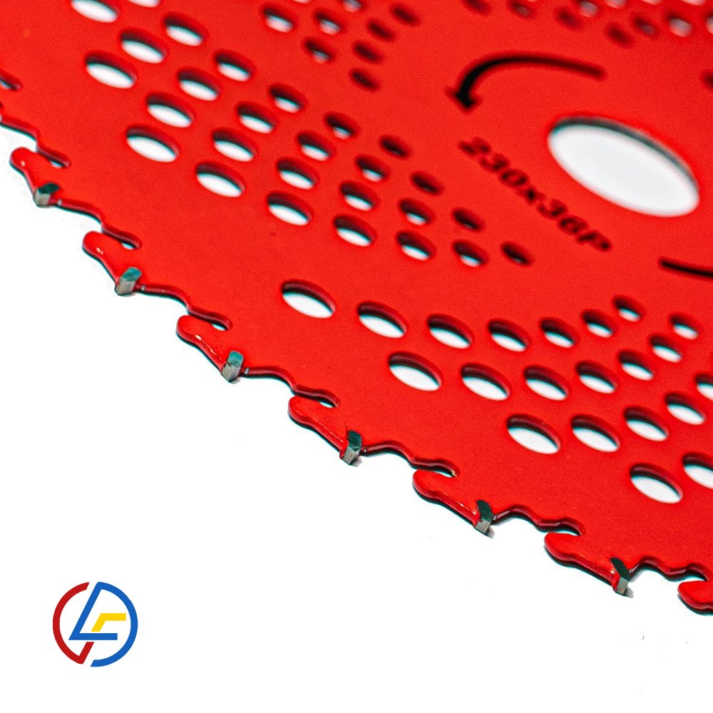 9" x 36T Carbide Tip Brush Cutter Blade with The Universal Adapter Kit for Cutter Trimmer Weed Eater