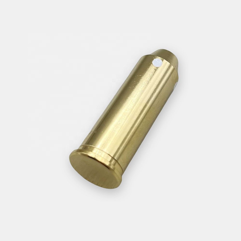 44 Magnum Gold Plated High Accuracy Red Dot Laser Bullet Sight Gun Calibration and Zeroing Sighting 44Mag Calibrator
