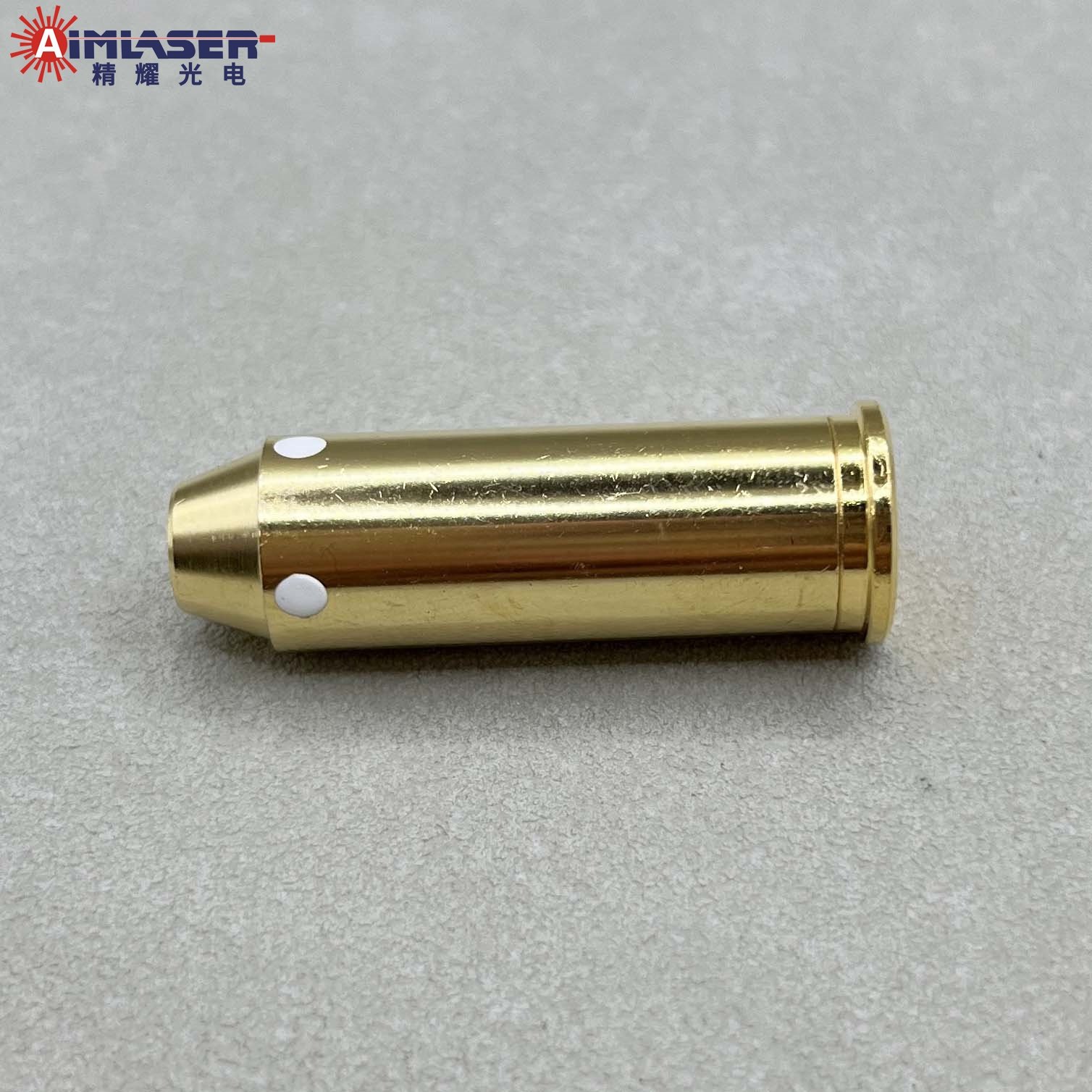 44 Magnum Gold Plated High Accuracy Red Dot Laser Bullet Sight Gun Calibration and Zeroing Sighting 44Mag Calibrator
