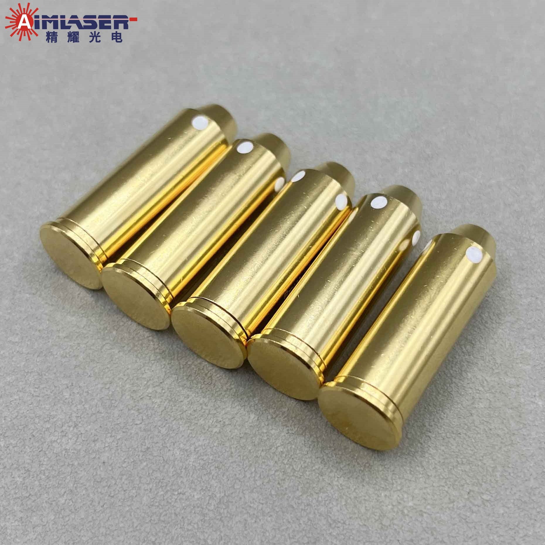 44 Magnum Gold Plated High Accuracy Red Dot Laser Bullet Sight Gun Calibration and Zeroing Sighting 44Mag Calibrator