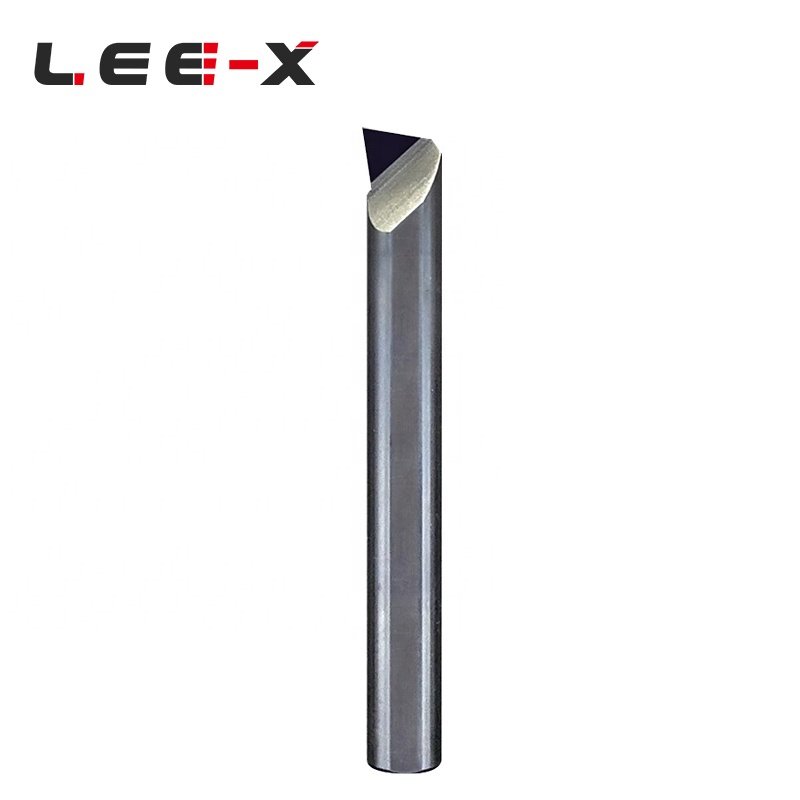 LEE-X PCD diamond boring tool D3/D4/D5/D6/D8/D10 PCD Diamond Carbide End Mill Small inner hole turning tool Copper and aluminum