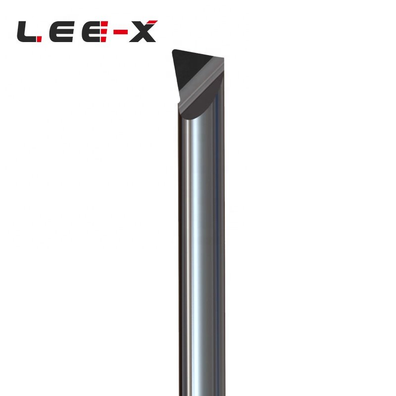 LEE-X PCD diamond boring tool D3/D4/D5/D6/D8/D10 PCD Diamond Carbide End Mill Small inner hole turning tool Copper and aluminum