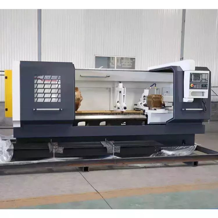 Big Spindle Bore Oil Pipe QK1319 Metal Turning Cnc Lathe CNC Pipe Thread Lathe