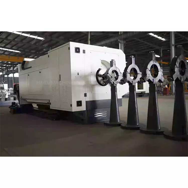 Big Spindle Bore Oil Pipe QK1319 Metal Turning Cnc Lathe CNC Pipe Thread Lathe