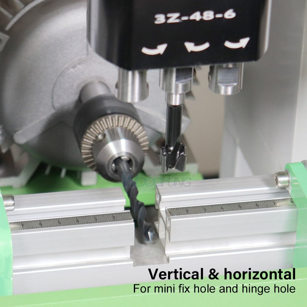 New mini small Vertical horizontal minifix holes multi-axle woodworking drilling boring machinery for sale price