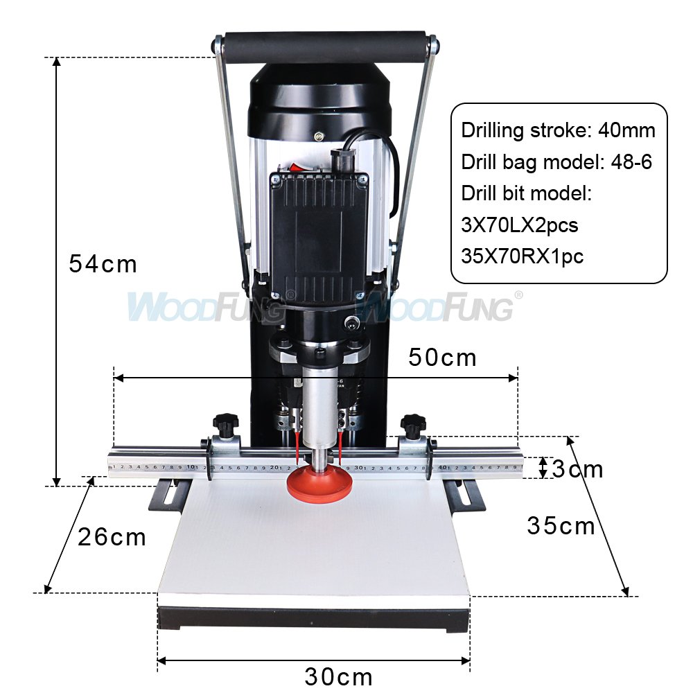 Hot selling mini portable manual woodworking boring drilling hole machine for wood door making
