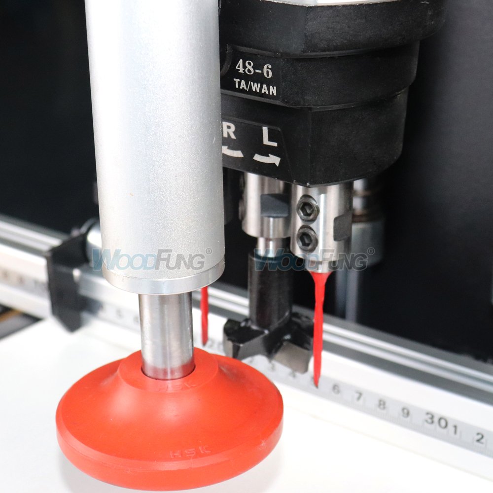 Hot selling mini portable manual woodworking boring drilling hole machine for wood door making