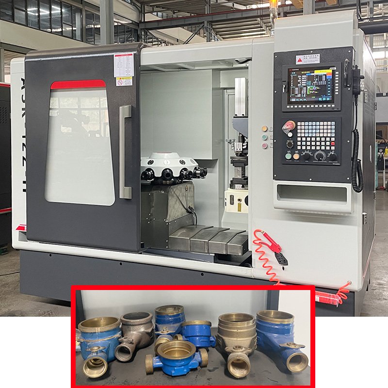 SYNTEC CNC Turret 12/16 Axis Machine Tools Combined Tapping Drilling Milling Machine With 12/16 Reamer Tool Bit Set