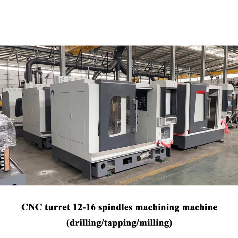 SYNTEC CNC Turret 12/16 Axis Machine Tools Combined Tapping Drilling Milling Machine With 12/16 Reamer Tool Bit Set