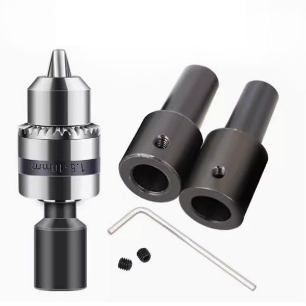 JTO B10 B12 B18 B22 Drill Chuck Tapered Bore High precision Taper Mount Drill Chuck Key Wrench Electric Drill Accessories