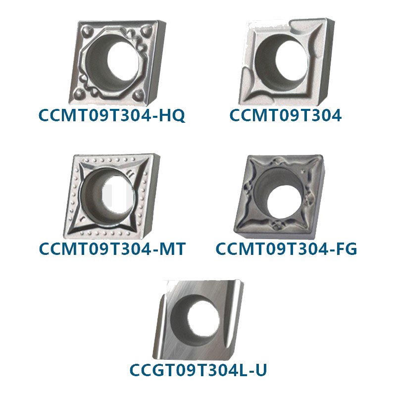 CCMT09T 06021204CCGT09T3 highlights CCMT09T with NC diamond-slotted small bore