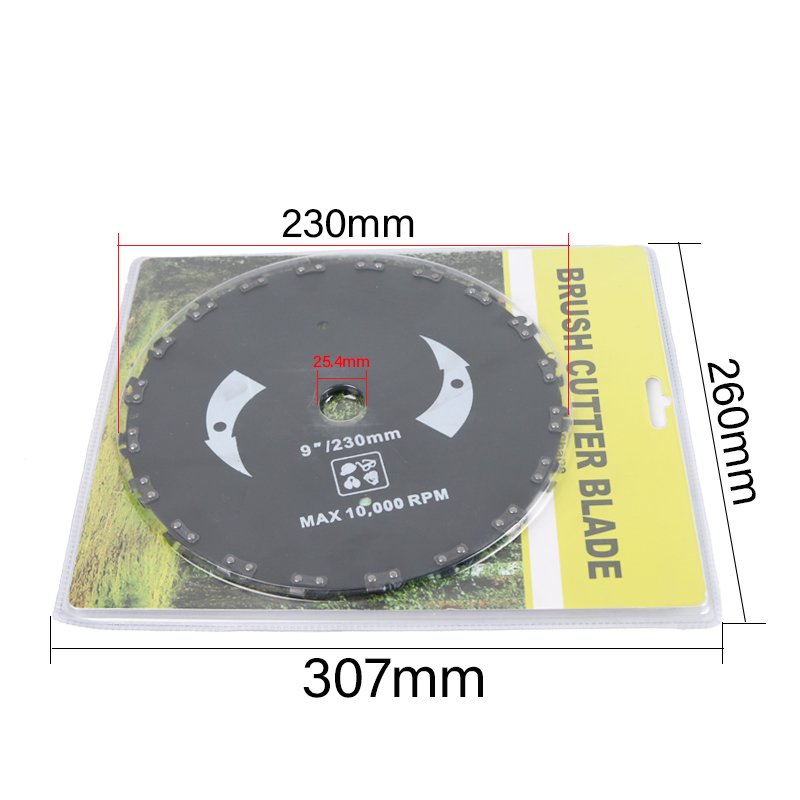 9 inch chain saw carving hole 25.4 mm wood cutting angle grinder carving tool 65 manganese steel