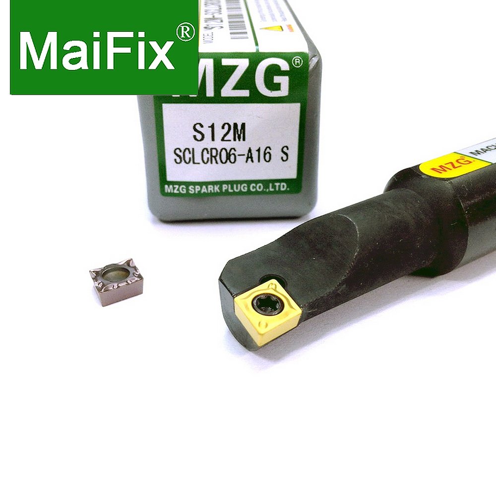 Maifix 6 7 8 10 12 mm CNC Lathe Machine Cutter SCLCR Turning Inserts CCMT Internal Boring Tool Holders