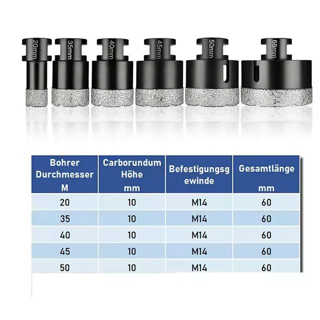 Vacuum Brazing drill Hole Opener for Granite Tile Porcelain Ceramic