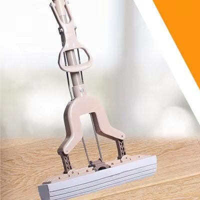 Chinese supplier PVA sponge mop floor cleaning tool is easy to squeeze with telescopic rods