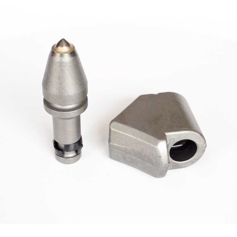 High Quality C31 Round Shank Drill Tool Bit Piling Auger Rock Drilling Bit Bullet Teeth for Bored Piles