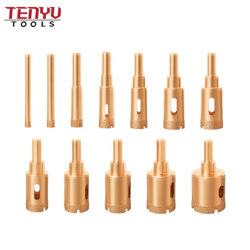 Cheap Triangle Shank Diamond Products Drilling Core Drill and Bit Head Bits Hole Saw 20mm 6mm Set Suppliers