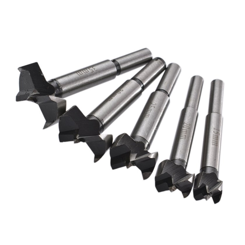 high quality Drill Bit Set 15-35mm Carbide Tipped Woodworking Tools Kit for Hole Saw Cutting Hinge Boring