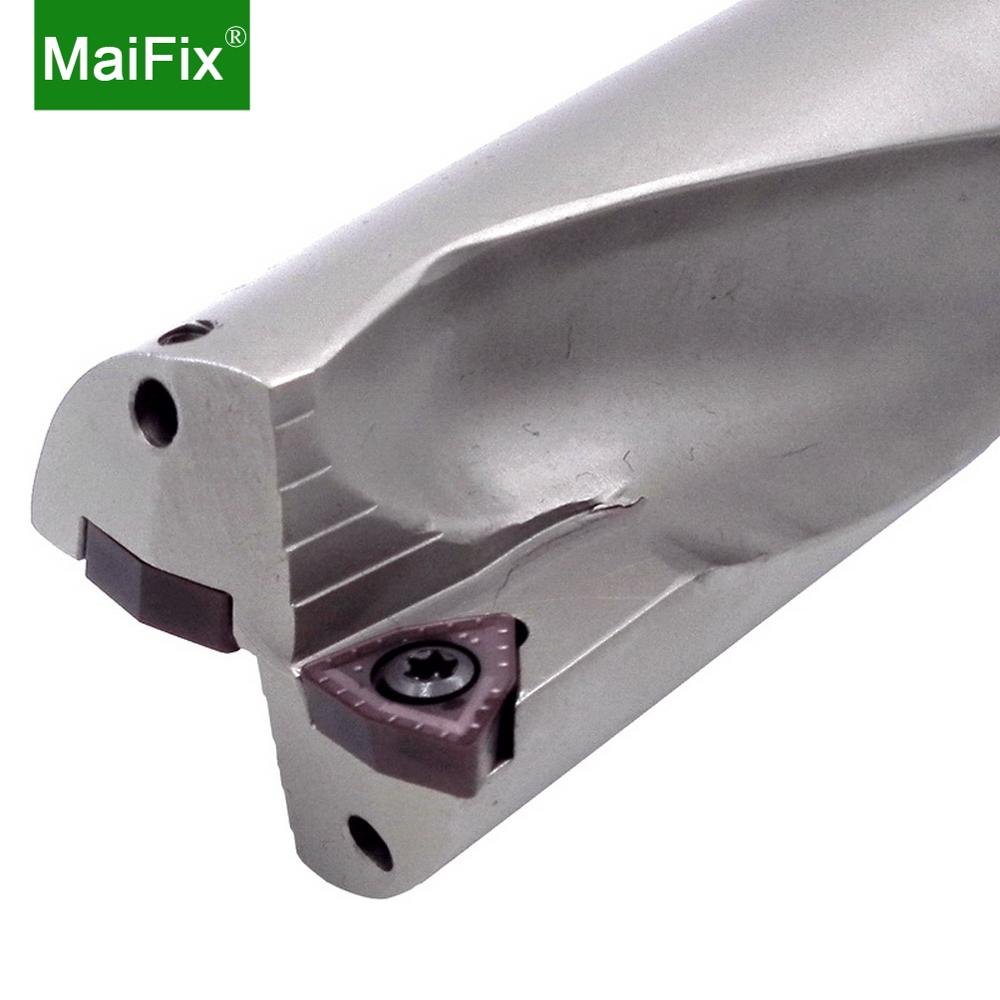 Maifix D3 WCMX Carbide Inserts 15mm Shank CNC Boring Center Machining Metal Drilling Tools 3 Times U Fast Drills