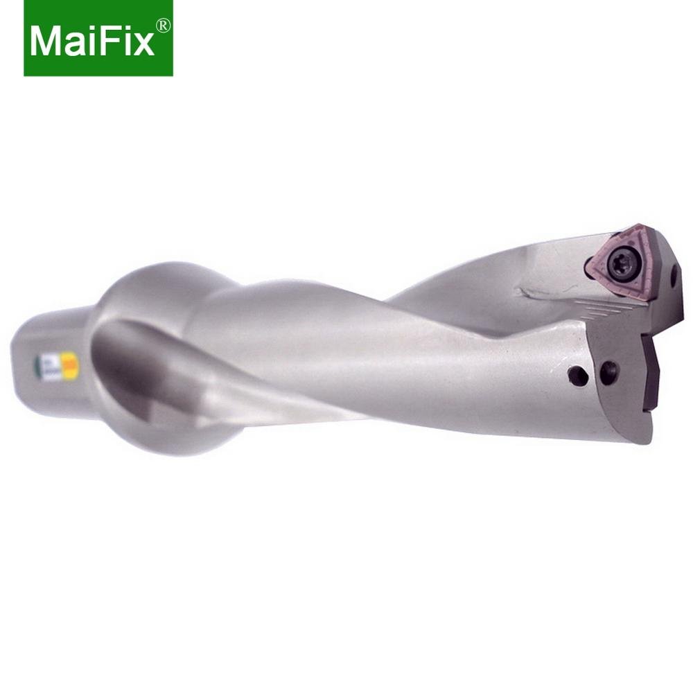 Maifix D3 WCMX Carbide Inserts 15mm Shank CNC Boring Center Machining Metal Drilling Tools 3 Times U Fast Drills