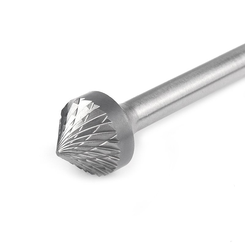 90 degree Conical Alloy Hard Metal Grinding Head Wood Carving Rotary Boring Cutter K-type File Boring Tool K0603/K0804/K-3/K-5