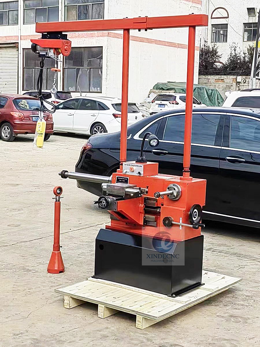 low price T8465 Brake Repair Lathe for Car and Tuck Brake drum and disc Repair Lathe Brake disc and drum polishing